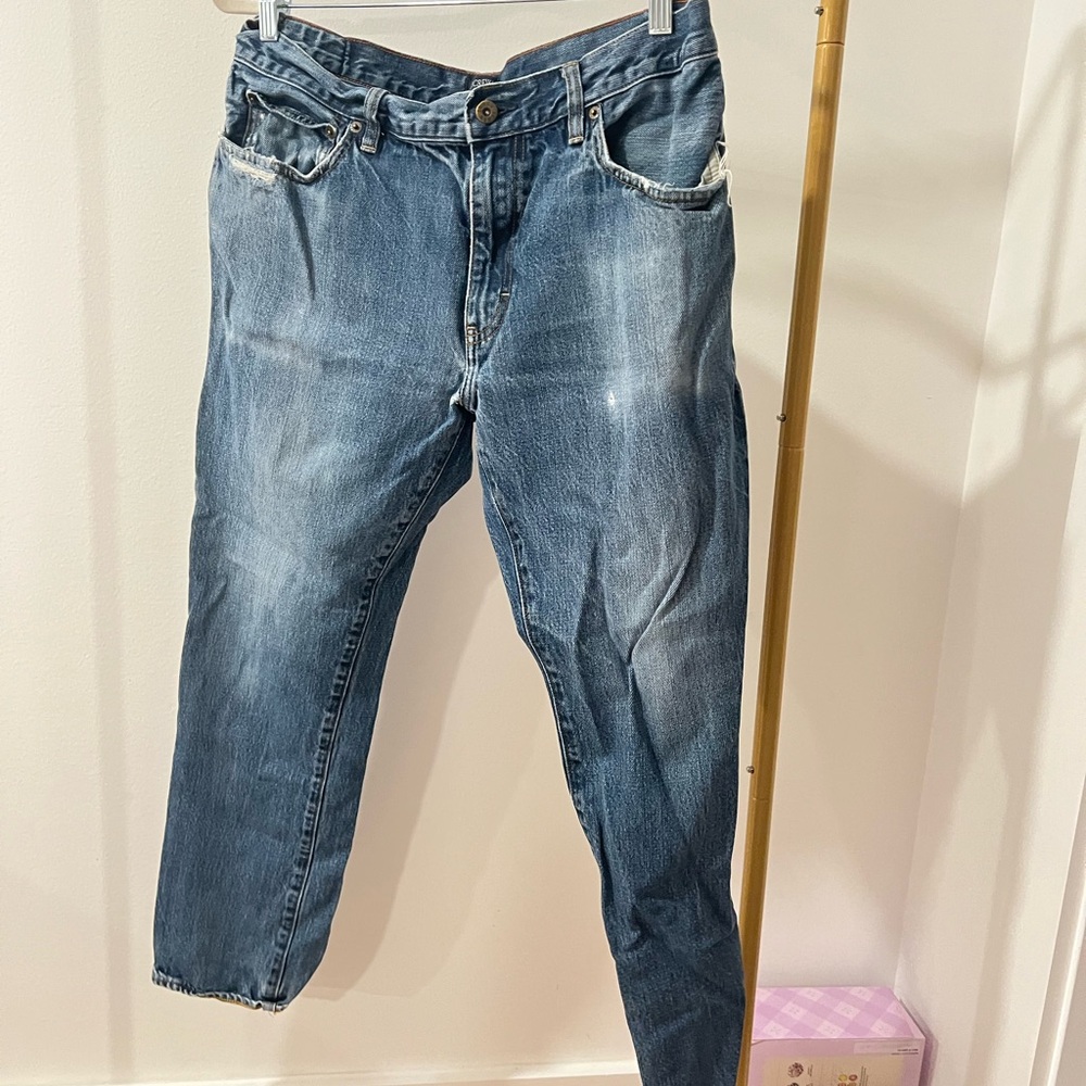 J. Crew Men's Relaxed Driggs Style Jeans - Picture 2 of 4